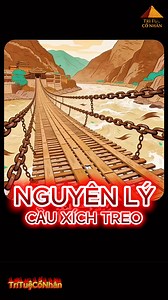 CẦU TREO XÍCH SẮT: KHI ỐNG TRE CÕNG XÍCH SẮT QUA SÔNG 🌉🎋 Dòng nước chảy xiết, thuyền bè không qua được, làm sao vận chuyển những sợi xích sắt nặng hàng tấn để bắc cầu? Người xưa đã giải bài toán này bằng một vật liệu rẻ bèo: ỐNG TRE. 🔻 Sáng kiến Ròng rọc Tre: Thay vì chở thuyền (dễ lật), họ căng một sợi dây thừng nối hai bờ. Sau đó dùng các ống tre rỗng ruột luồn vào dây làm "con trượt". Xích sắt được buộc vào ống tre và kéo trượt sang bờ bên kia nhẹ nhàng. Đúng là "Cái khó ló cái khôn"! 🔻 K