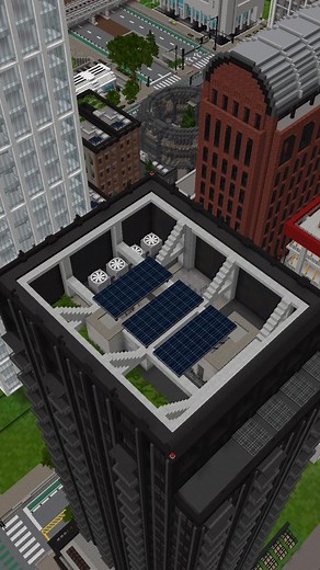 Spice up the top of your #minecraft #skyscraper using these easy tips 🏙