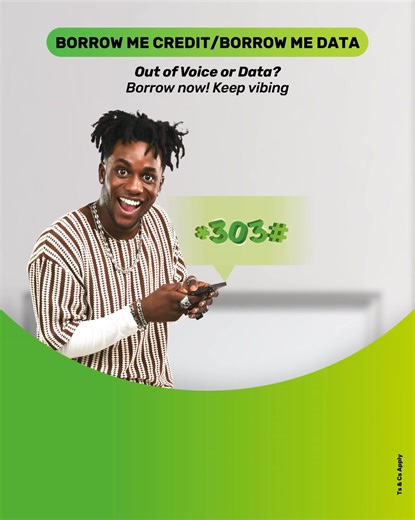 Stay active even when your airtime or data finishes. Borrow Me Credit/Data offers immediate credit so you can call, text or browse and repay whenever you recharge. Dial *303# to get started or get the full guide on our website.https://www.gloworld.com/ng/personal/data/borrow-data #Gloworld #GloUnlimited #Glocollabobundle #Blackfriday | Glo World