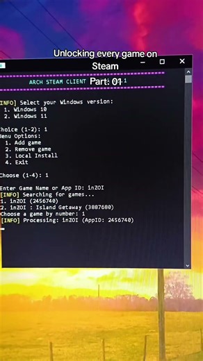 Unlocking every game on Steam Part: 01