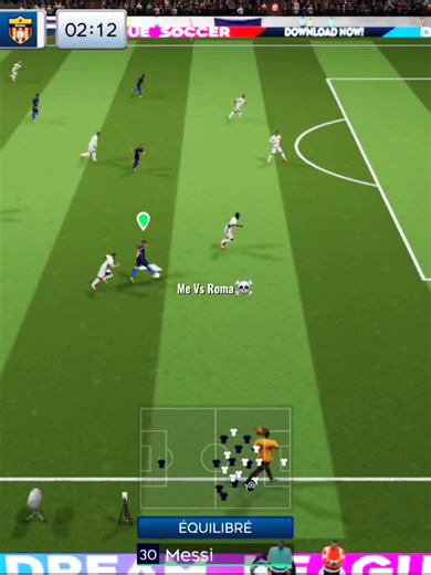 Dream League Soccer Match: Me vs AS Roma