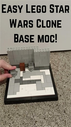🔥Easy Lego Star Wars Clone Base Moc! 🔥 #lego #legostarwars #legomoc