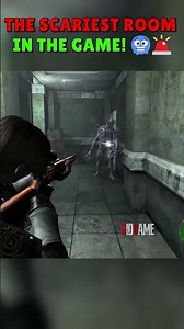 Hearing that creepy breathing sound in the lab for the first time... 🥶🔊 #residentevil #shorts #re4