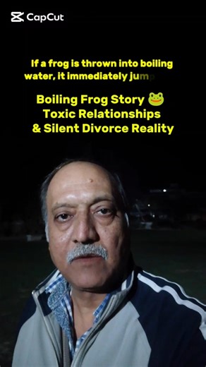 Boiling Frog Story 🐸 Toxic Relationships & Silent Divorce Reality#Shorts