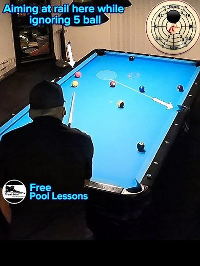 Back to back combo shots to start the run (Free Pool Lessons)