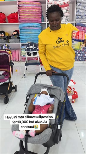 The girl today was going to be rich,unfortunately she destroyed her contract😭 Anyway a pay is a pay😜✅️ Good work Zawadi Nduku Sila for the good work today☺️ #babyshopping #momlife #babyshop #newborn #nilababyshop