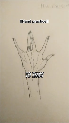 Hand practice!! (Yes. I chicken scratch.) #trend #handanatomy