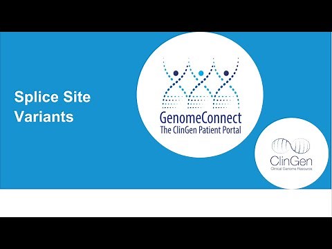 Types of Sequence Variants - Splice Site Variants