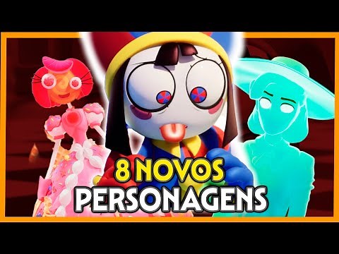 ALL 8 NEW CHARACTERS INFO - The Amazing Digital Circus