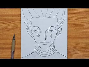 How to draw Hisoka | Hisoka step by step | easy anime drawing