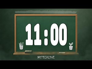 11 Minute Classroom Timer | Silent Study Countdown with End Alarm
