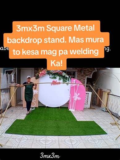 Assemble 3mx3m Square Metal Backdrop Stand Easily