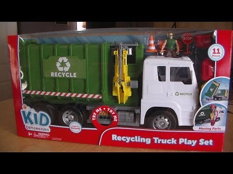 KID CONNECTION RECYCLING TRUCK PLAY SET REVIEW!