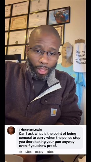 What’s the point of getting concealed carry when Chicago Police are arresting black legal gun owners…or…… | Instructor Mike