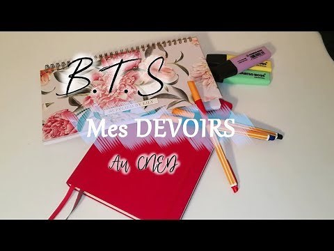 B.T.S LE CNED | Les Devoirs