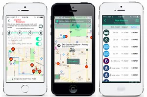 Compare time and cost of every possible transportation option with a single app