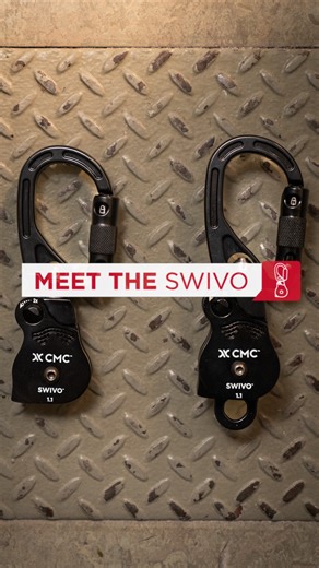 Now available! SWIVO combines a swivel, pulley, and oval carabiner in a single device for building compact and efficient rope systems. Its rounded frame clips easily into the CAPTO becket and other wide attachment points, improving load distribution and reducing the risk of binding. SWIVO’s integrated components allow it to simplify rigging, maximize travel, and create seamless transitions. When paired with the CAPTO, SWIVO enables rapid conversion from a 3:1 to a 5:1, increasing ease and effici