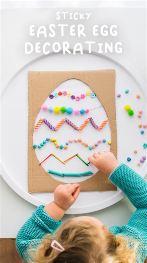 1.6K views · 42 reactions | STICKY EASTER EGG DECORATING Here’s an...
