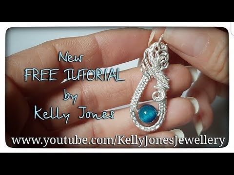 Free Wire Wrap Pendant Tutorial "Grace"