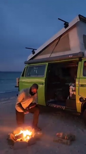 343K views · 171 reactions | Roaring waves, a blazing sunset and duraflame® OUTDOOR firelogs. @josiahq and @isomhatesseverything on Instagram know how to tie it all together. | Duraflame | Facebook