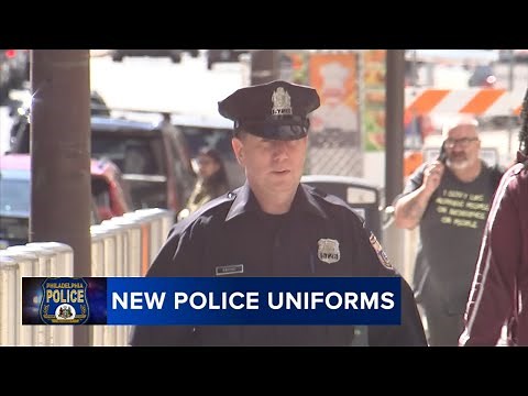 Philadelphia police debut new midnight blue uniforms
