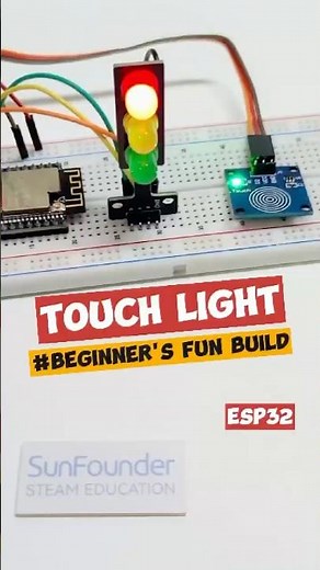 Touch-Activated Traffic Lights! Arduino LED Tutorial #maker