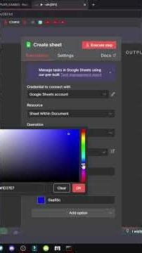 Crie novas guias em segundos no Planilhas Google com o n8n
