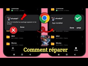 Comment résoudre le problème « Application non installée - L’application n’est pas compatible avec