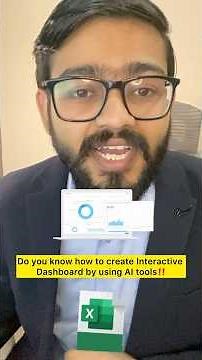 How to create Interactive Dashboard in Excel | Excel Amazing Trick #excel #exceltips #ai #shorts