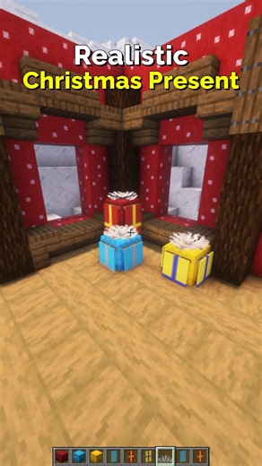 How to Make a Christmas Present in Minecraft – Winter | CupSapling #minecraft #shorts #christmas
