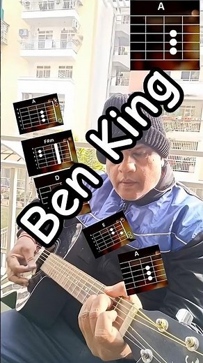 Ben E king stand by me/ Guitar 🎸 chords Intro tutorial by shivesh #guitarnotes #guitarsolo
