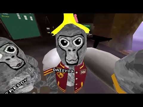 Gorilla tag with ​the real @elliotVR #yourtubeshort a#gorillatag #kidsofyoutube