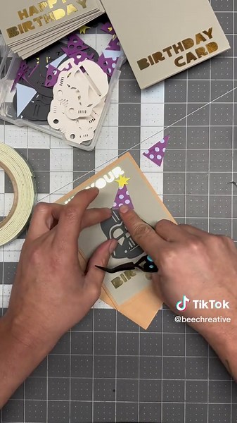 DIY Darth Vader Birthday Card Tutorial