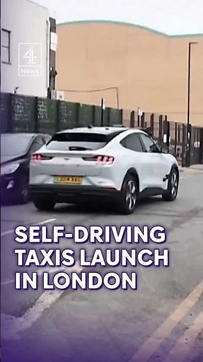 Self-driving taxis launch in London