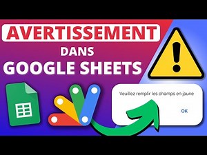 Display a message when opening Google Sheets