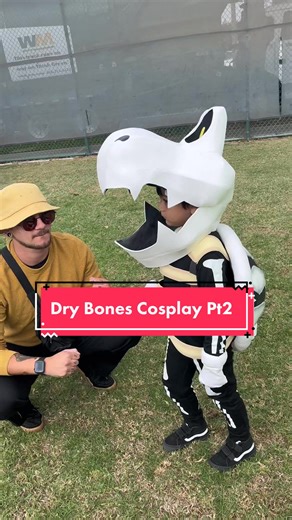 DIY Dry Bones Halloween Costume for Kids | Super Mario Cosplay Tutorial