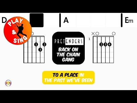 Pretenders - Back on the Chain Gang | Scrolling Guitar Chords & Lyrics