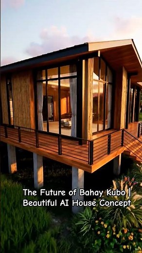 The Future of Bahay Kubo | Beautiful AI House Concept
