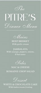 Wedding Menu Template | Editable Canva Menu | Printable Wedding Dinner Menu | Digital Download - Etsy