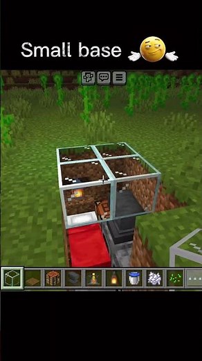 Minecraft small base 😯💯