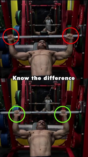 Barbbell press mistakes!Here is a video showing the wrong way vs the right way of performing the Barbbell press.X 1) Arms flaring out as you push the weight up. × 2) Hands outside elbows during the movement.V 1) Arms staying tucked in as you push the weight up.Joints.V 2) Hands over #gymtips #dumbbellpress #chestpress #benchpress #flatbench #chestworkout #fitness #gym #workout #exercise #fitnessmotivation #fitfam #fitspo #fitindian #sidfitfacts #workouttips #fitnesstips | kamalc32