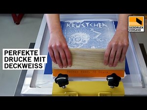 Ultimative Tipps für perfekten Siebdruck mit wasserbasiertem Weiß