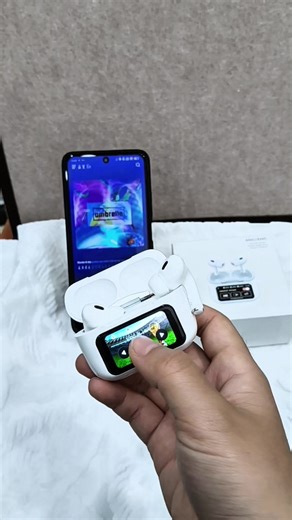 Audífonos Bluetooth, Audífonos Inalámbricos con Pantalla Táctil Inteligente, Bluetooth 5.4, Llamadas Nítidas con Micrófono, Cancelación de Ruido, Impermeable #elamorestaenelcarrito #auriculares #audifonos #audifonosbluetooth #audifonosinalambricos