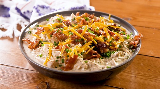 Keto Creamy Cheddar Bacon Chicken Is Impossible To Stop Eating