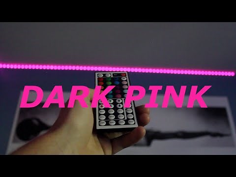 How to make DARK PINK on LED Light Strips! (Custom DIY Light Strip Colors #56)