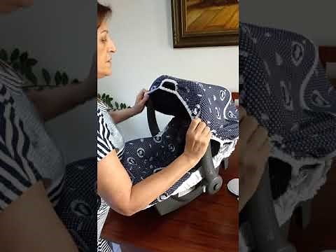 Como usar a capa do bebê conforto