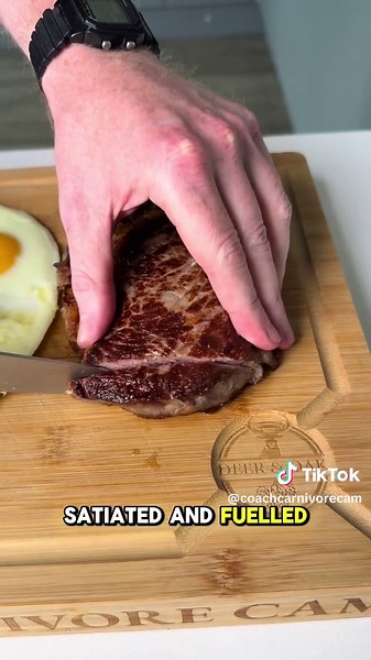 The Ultimate Breakfast 🥩🍳 #carnivore #carnivorediet #breakfast #steak #eggs #nutrition