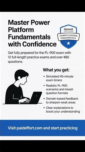 Learn Power Platform Fundamentals | Free PL-900 Practice
