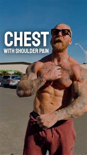 Jimmy Queen on Instagram: "How I Built My Chest With Bad Shoulders 3 shoulder-friendly exercises that changed everything. After surgery, most pressing was off the table. So I leaned into these movements to keep building my chest while protecting my shoulders. Now I still run them often as supersets because the muscle engagement and detail is insane. 🚨If your shoulders limit your pressing, save this."