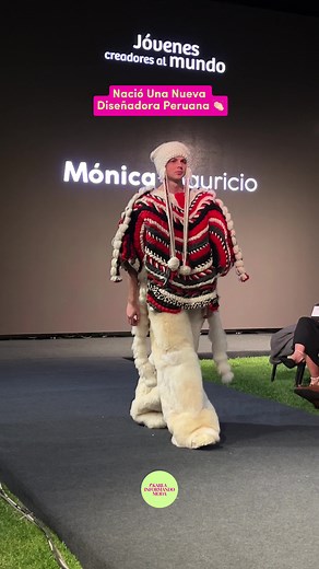 Mónica Mauricio gana concurso de moda en Perú con colección inspirada en Puno